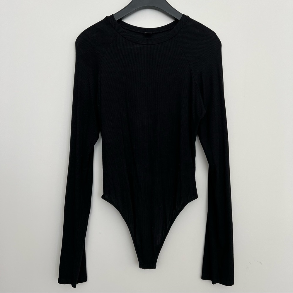 ONLY HEARTS • Long Sleeve Black Thong Bodysuit - Picture 6 of 9
